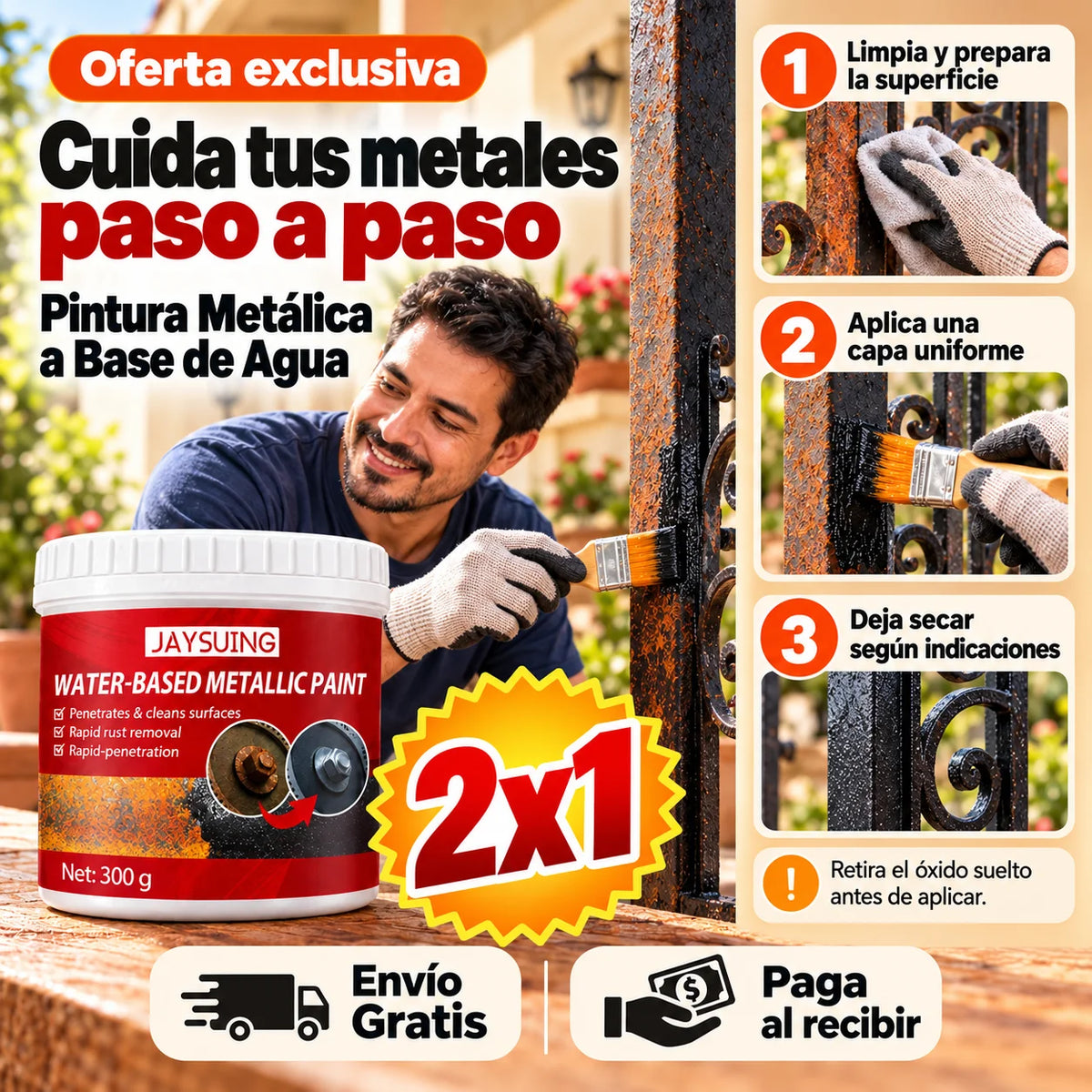 OxiStop™ 300 g - Frena el óxido en tus metales.