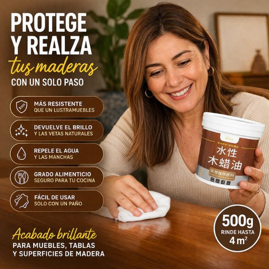 2x1 Cera Protectora para Madera – Protección Humedad y Rayones