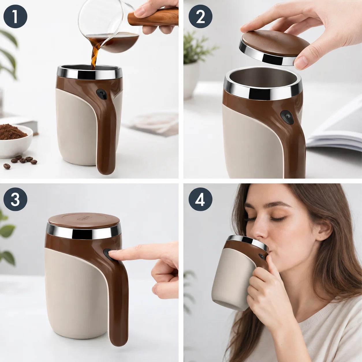 VortiMug - Mezcla tus bebidas con solo un botón