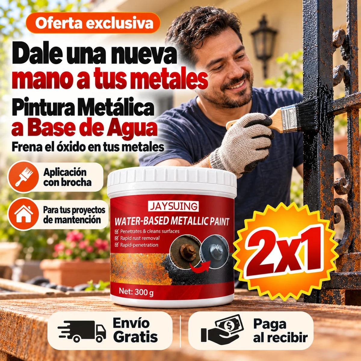 OxiStop™ 300 g - Frena el óxido en tus metales.