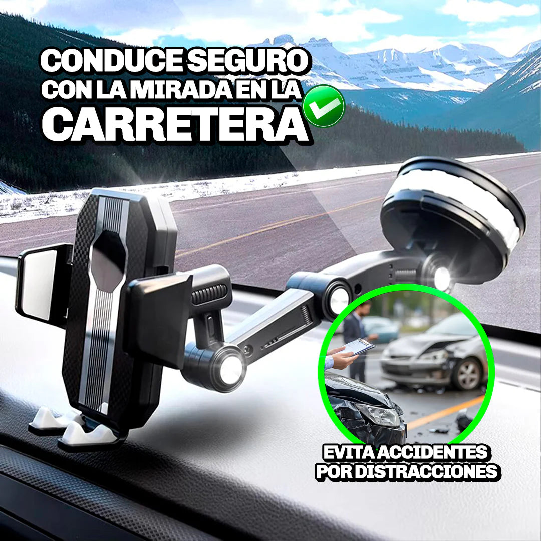 GripView 360 - Tu celular siempre a la vista, sin soltar el volante