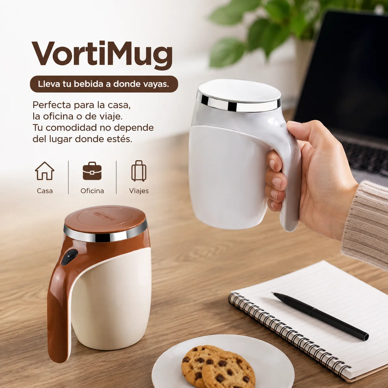 VortiMug - Mezcla tus bebidas con solo un botón