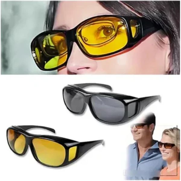 🔥 Lentes Visión Pro HD Día y Noche - Conduce con mayor claridad y menos cansancio visual