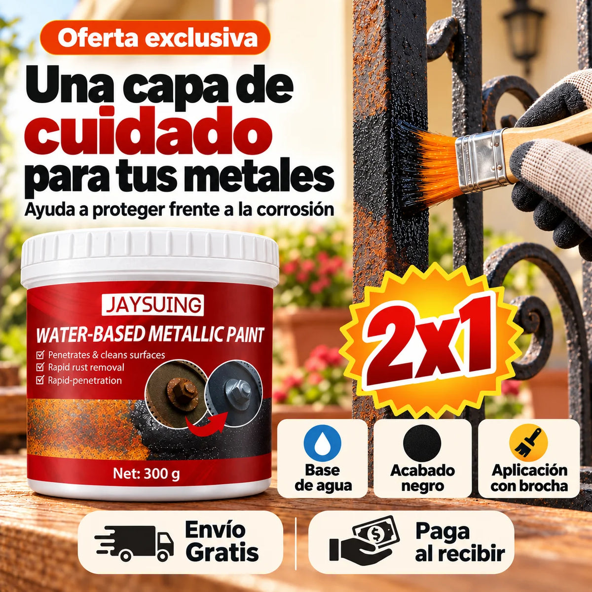 OxiStop™ 300 g - Frena el óxido en tus metales.