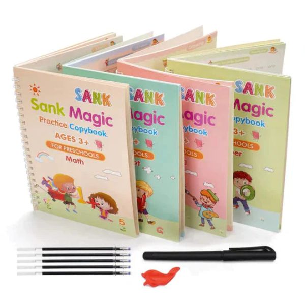 🎁 Set Cuadernos Mágicos Montessori ✍️📚 – Diversión, aprendizaje y práctica sin fin 💛