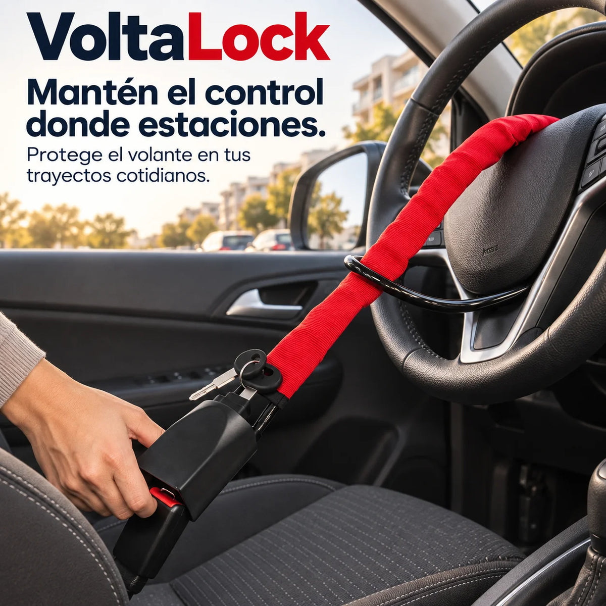VoltaLock - Bloquea volante y cinturón