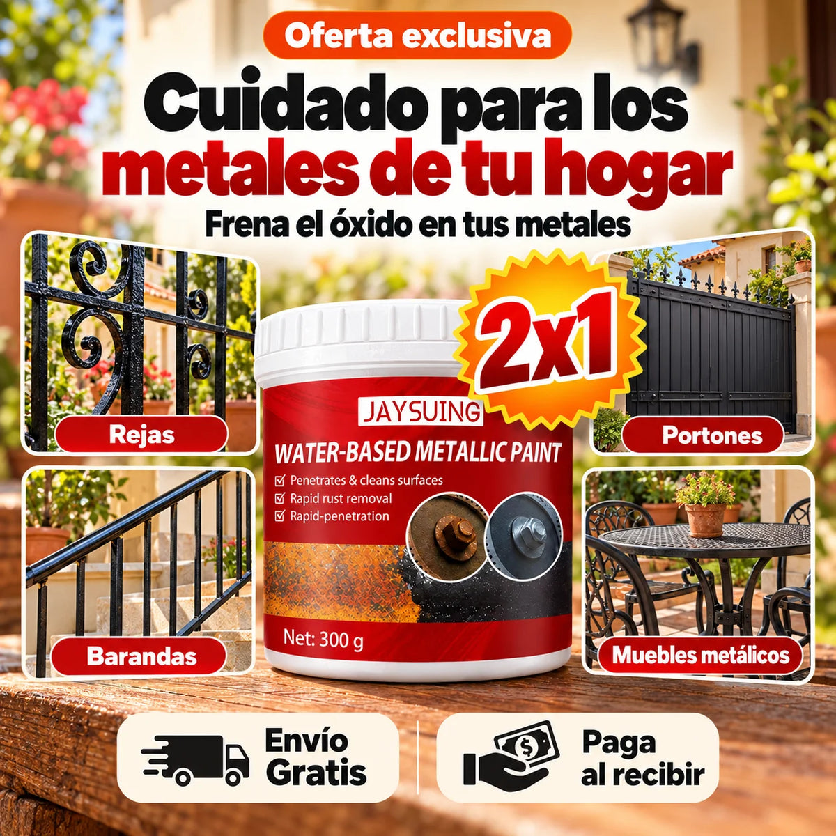 OxiStop™ 300 g - Frena el óxido en tus metales.
