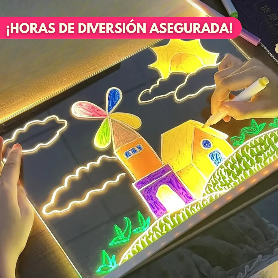 Pizarra Mágica GlowBoard - Escribe y brilla al instante