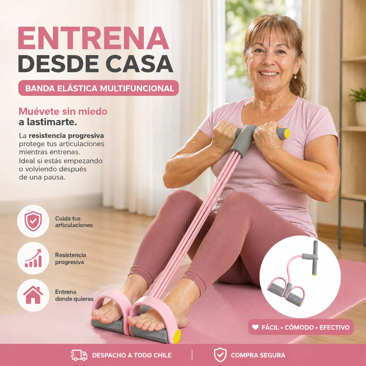 FlexBand Pro - Entrena todo el cuerpo sin salir de casa