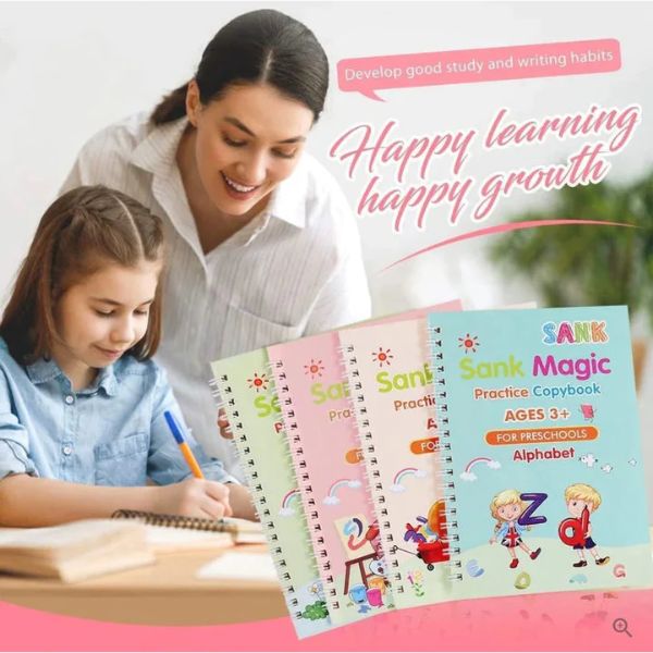 🎁 Set Cuadernos Mágicos Montessori ✍️📚 – Diversión, aprendizaje y práctica sin fin 💛
