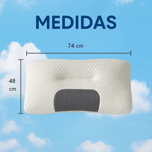 Almohada Cervical Ortopédica 💆‍♂️🛌 Protección Ergonómica Para Aliviar El Dolor 💙💤