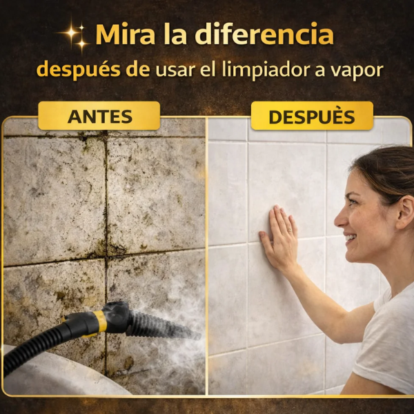 VaporClean - Elimina suciedad y gérmenes con solo vapor