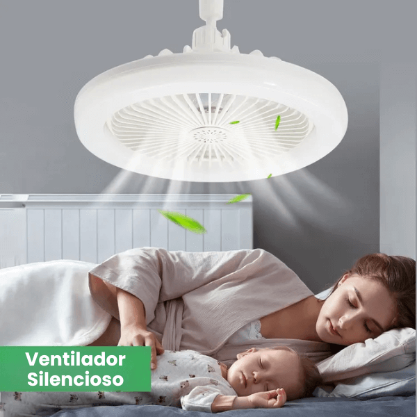 Ventilador Ampolleta LED