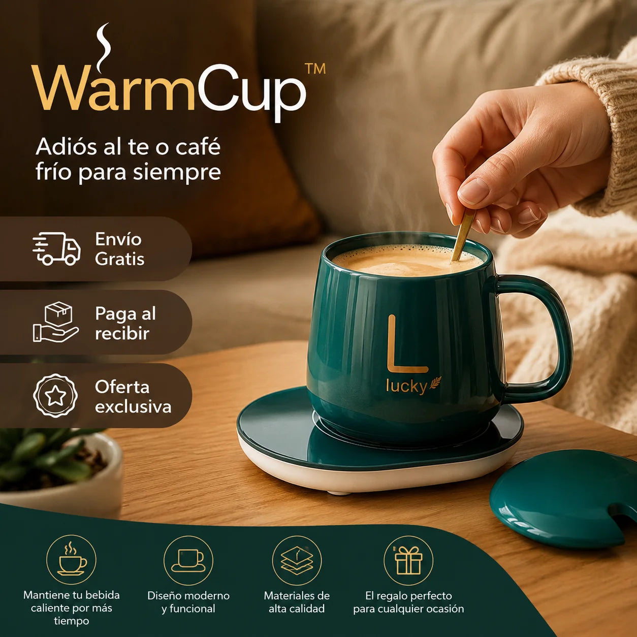 WarmCup - Adiós al te o café frío para siempre