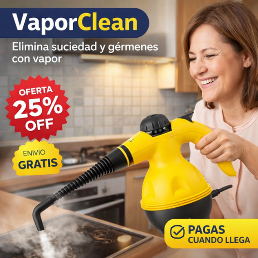 VaporClean - Elimina suciedad y gérmenes con solo vapor