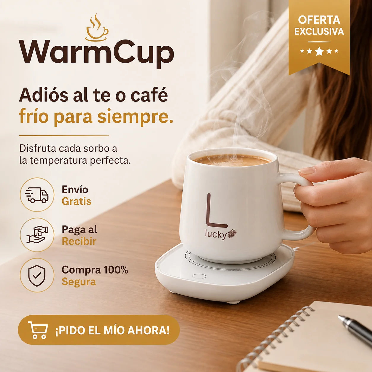 WarmCup - Adiós al te o café frío para siempre