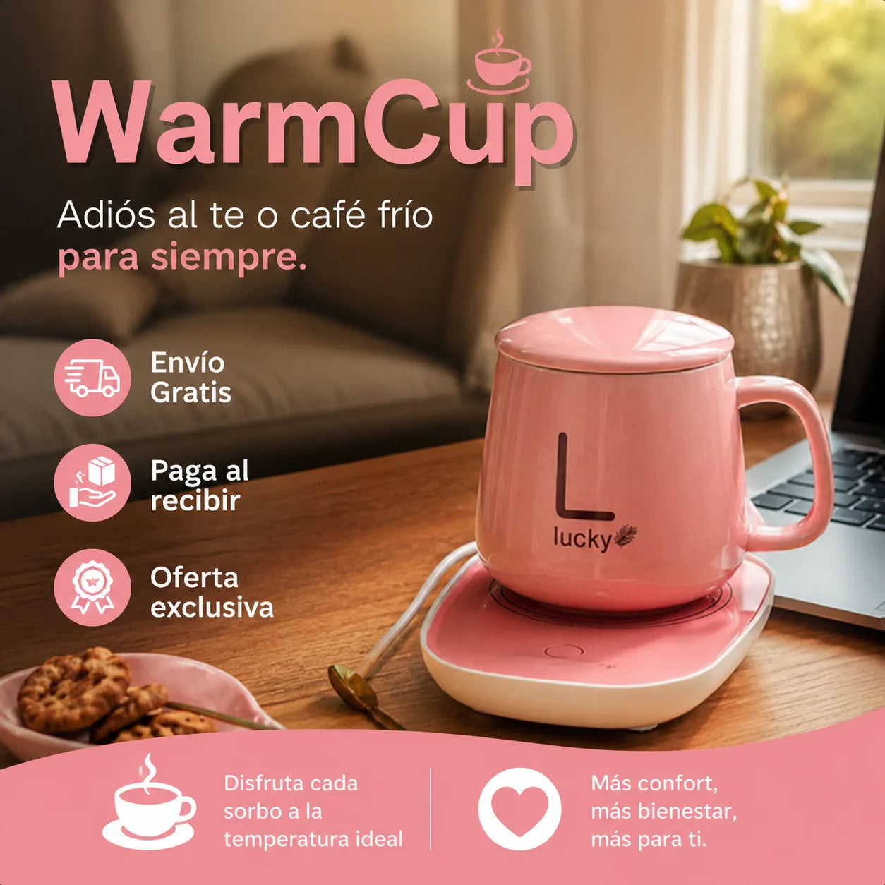 WarmCup - Adiós al te o café frío para siempre
