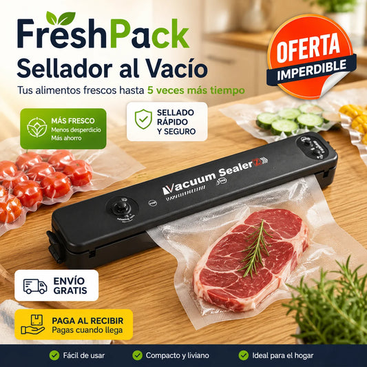 FreshPack - Tus alimentos frescos hasta 5 veces más tiempo