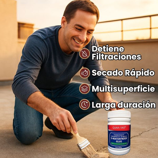 Sellador Impermeable Transparente 300 g 💧 Tapagoteras Protección Anti Lluvia + Envío Gratis🚗✨